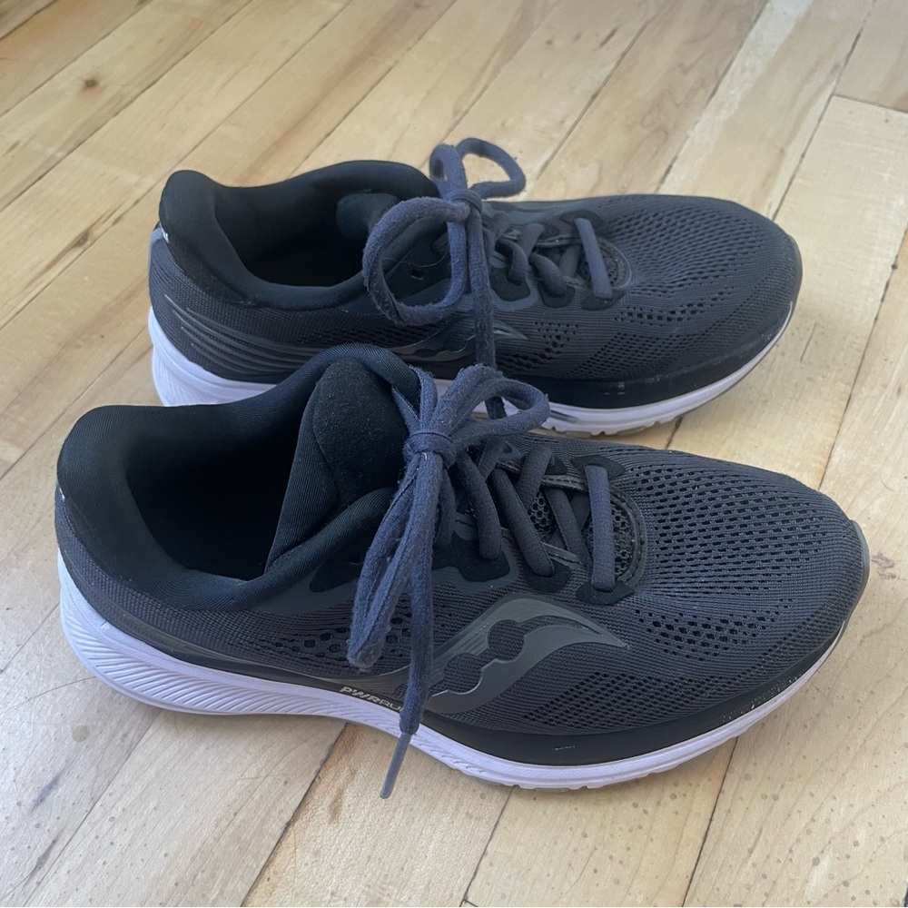 Saucony Ride 14‎ Charcoal Womens Size 6.5 Running Athletic Shoes